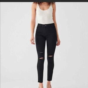 NWT DL1961 Women $199 Ankle High Rise Skinny Jeans Size 25 NWT